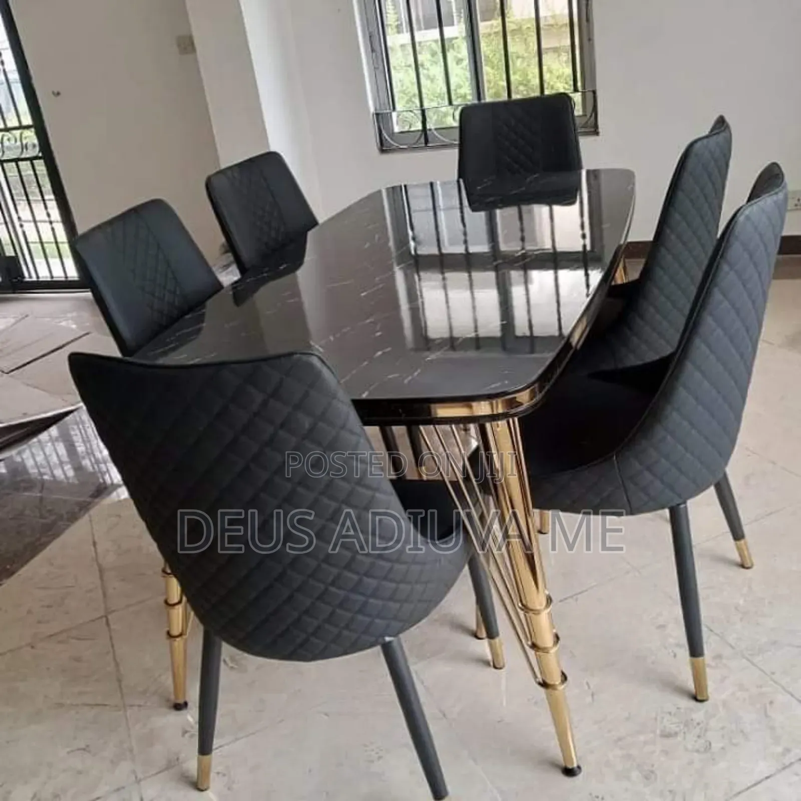 Marble Dining Table and Chairs