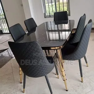 Marble Dining Table and Chairs