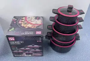 5 Set of Die Cast Stock Cooking Pots