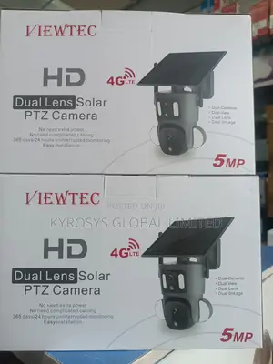 Dual Lence Solar 4g Battery Camera 8mp