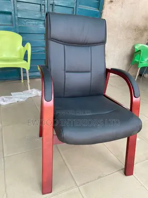 Executive Wooden Arm Visitors Chair