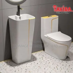 Executive White Goldline Wc Wit Free Standing Basin