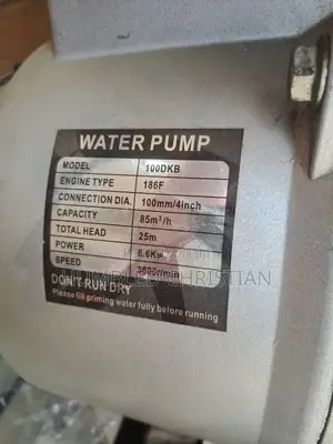 4" Inches Irrigation Pump
