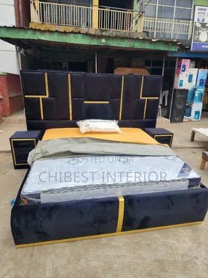 Six by Six Upholstery Bed With Bed Sides