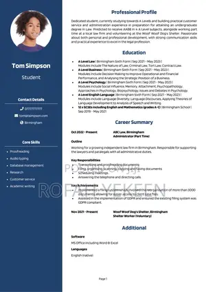 CV Maker and Typist
