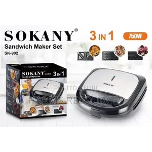 Sokany 3 in 1 Sandwich Maker Toaster