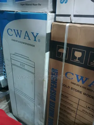 Cway Water Dispenser With Fridge and Freezer Compartment