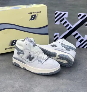 Aime Leon Dore X New Balance 650R Silver Grey Sneakers