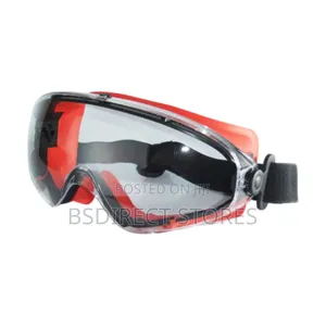 Premium Clear Safety Goggles Wide Vision Antifog Soft Rubber