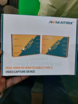 Avmatrix Dual HDMI to Type C Video Capture Device