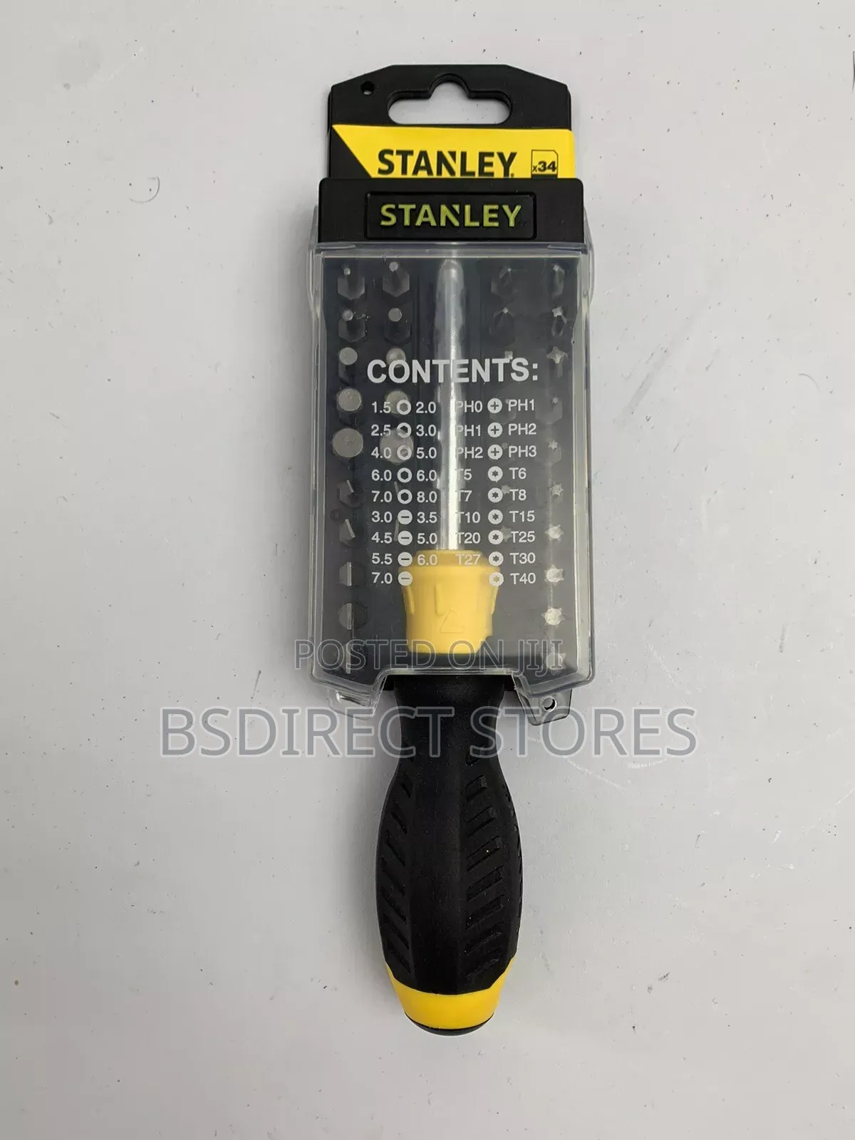 STANLEY- Multibit Bit Holder Screwdriver With 35 Inserts