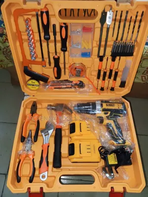De Walt Tools Set With 36v Cordless Drill - 47pcs