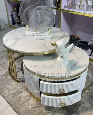 Marble Centre Table 2 in 1
