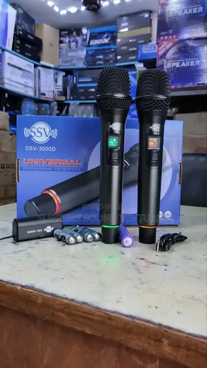 SSV 3000D Double Universal Wireless Microphone