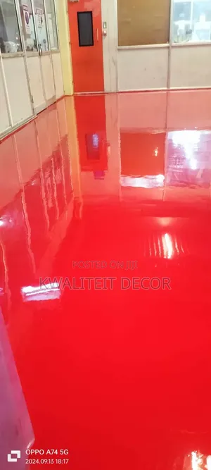Red Epoxy Floor for Industrial