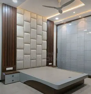 Wall Built Padded Bed