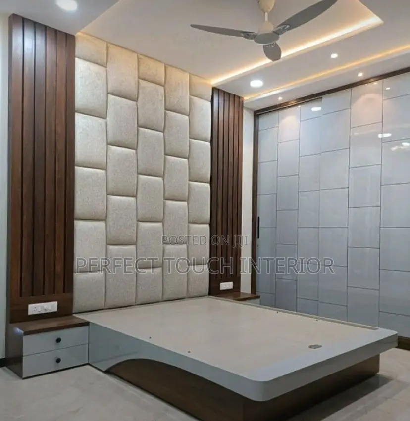 Wall Built Padded Bed