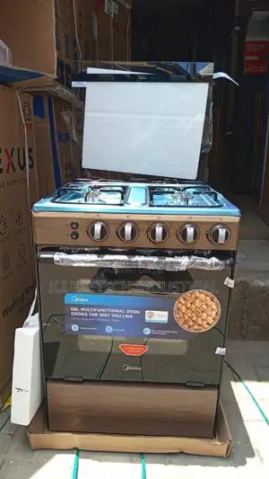 Midea Wooden Gas Cooker 60x60 All Gas