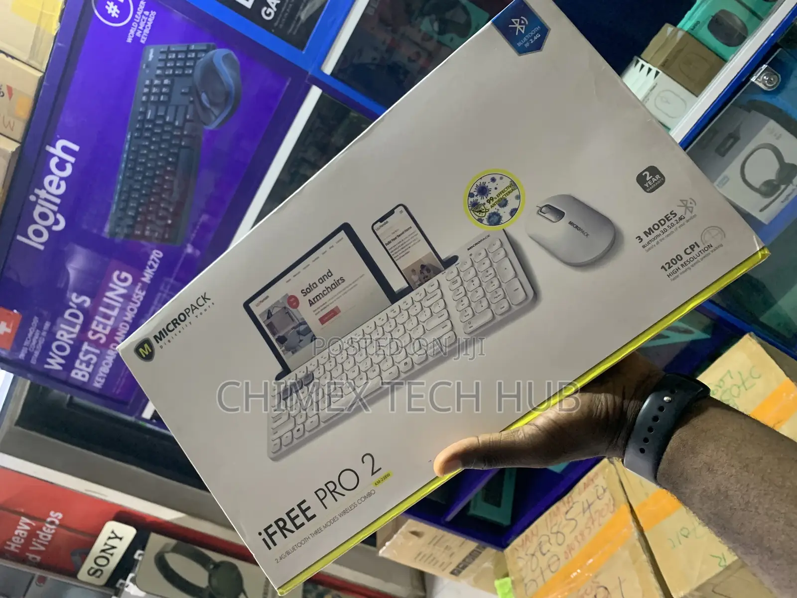 Micropack Bluetooth Wireless Keyboard and Mouse