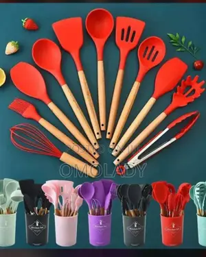 12 Sets of Non-Stick Silicone Spoon Set