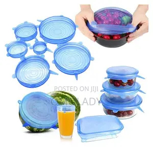 6pcs Silicone Food Cover