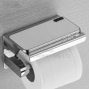 Stainless Tissue Holder Wit Phone Compartment 01