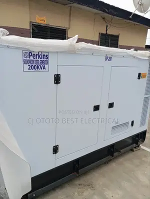 Original 200kva Perkins Generator Soundproof 100%Copper