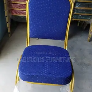 Banquet Chairs Available as Seen in Red and Blue