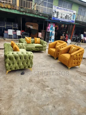 6 Seaters Padded Upholstery Sofa