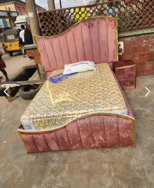 Quality 4.5by6 Upholstery Padded Bed Frame