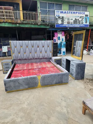 Grey 6by6 Bed Set