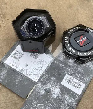 G-Shock Transparent Rubber Strap Men’S Wrist