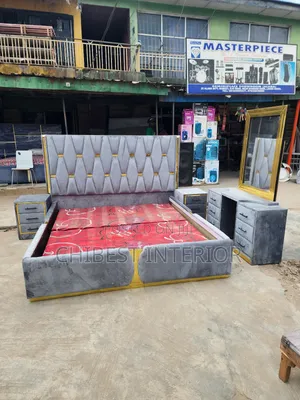 6by6 Set of Bed Frame Well Padded Bed