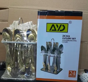24pcs Ayd Gold Cutlery Set