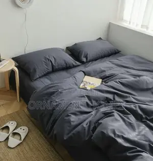 Duvet Bedsheet and Pillowcases (All Black)