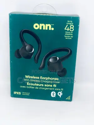 Onn on-Ear Wireless Earphone Black