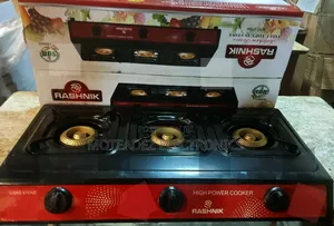 Rashnik 3 Face Auto Ignition Stainless Gas Burner/Cooker