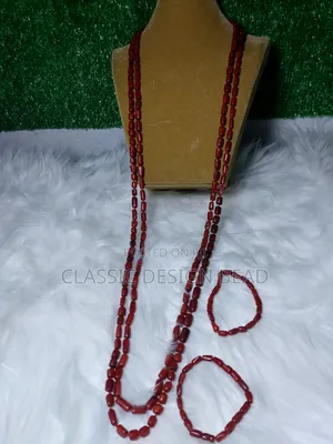 Coral Beaded Necklace High Quality