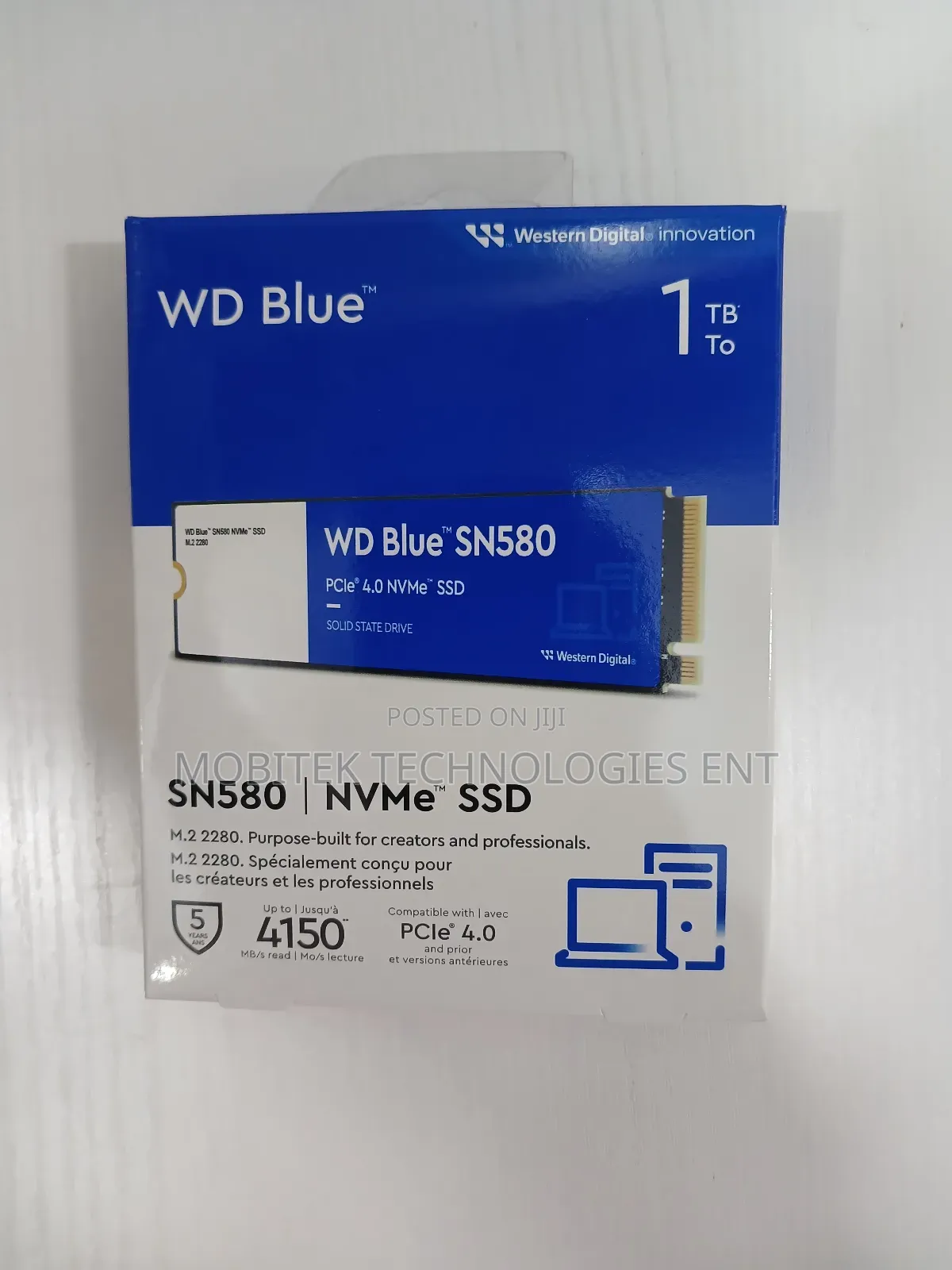 1tb Wd Ssd Gen4 X4 Pcie 4.0 Solid Laptop Drive (4150mbps)