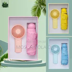 Umbrella and Fan Set!