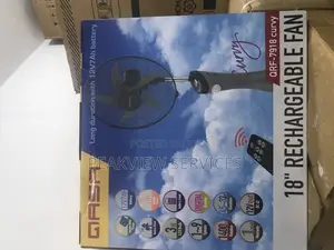 Energy Efficient QASA 18" Rechargeable Fan QRF-7918 Curvy