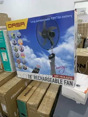 Effortless Cooling Qasa Rechargeable Fan QRF-7918 Curvy - 18