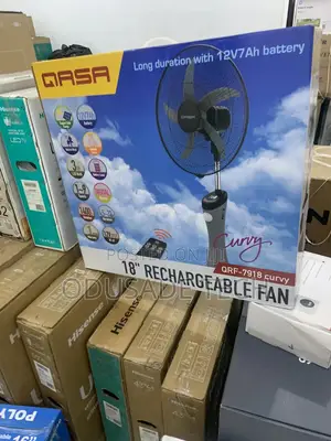 Cooling Solution Qasa Rechargeable Fan QRF-7918 Curvy - 18"