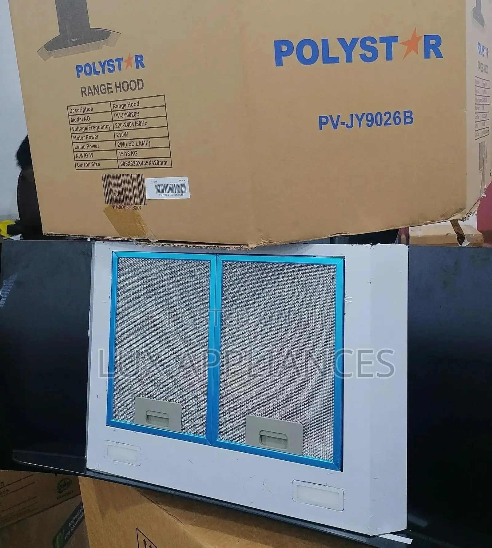 Good Quality Polystar Range Hood
