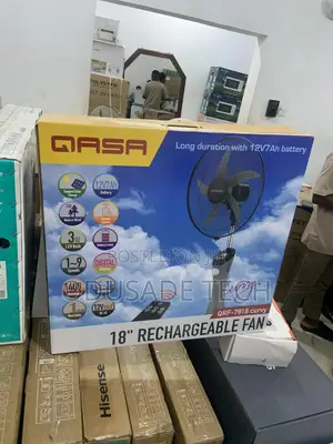 Chill Out Anytime With Qasa Rechargeable Fan QRF-7918