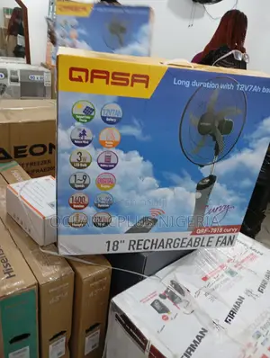 Best Selling-Rechareable QASA Standing Fan