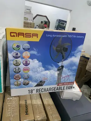 The Cooling Companion Qasa Rechargeable Fan QRF-7918