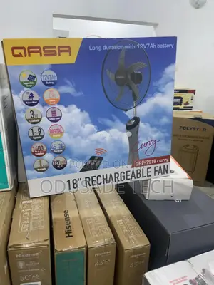 Stay Fresh and Focused With Qasa Rechargeable Fan QRF-7918