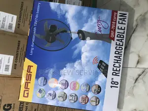 LEGIT PRODUCT % QASA 18" Rechargeable Fan QRF-7918 Curvy