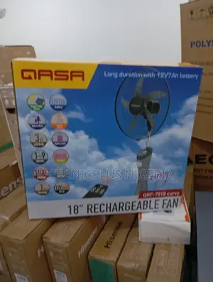 Reliable 18inches QASA Rechargeable Stnading Fan